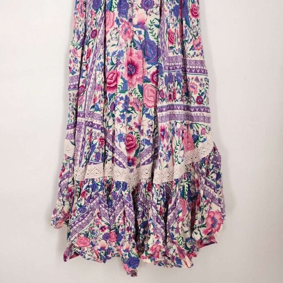 Spell and the Gypsy Collective Babushka Midi Dress Lavender XS b126 - Picture 12 of 16